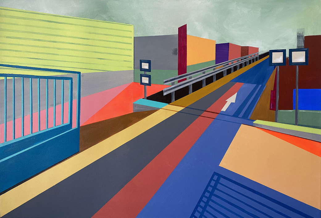 "POLÍGONO" | Pintura de MARTA RANZ | Compra arte en Flecha.es