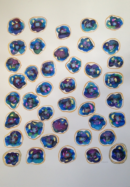 burbujas serie 1 |Obra gráfica de Mila Domenech | Compra arte en Flecha.es