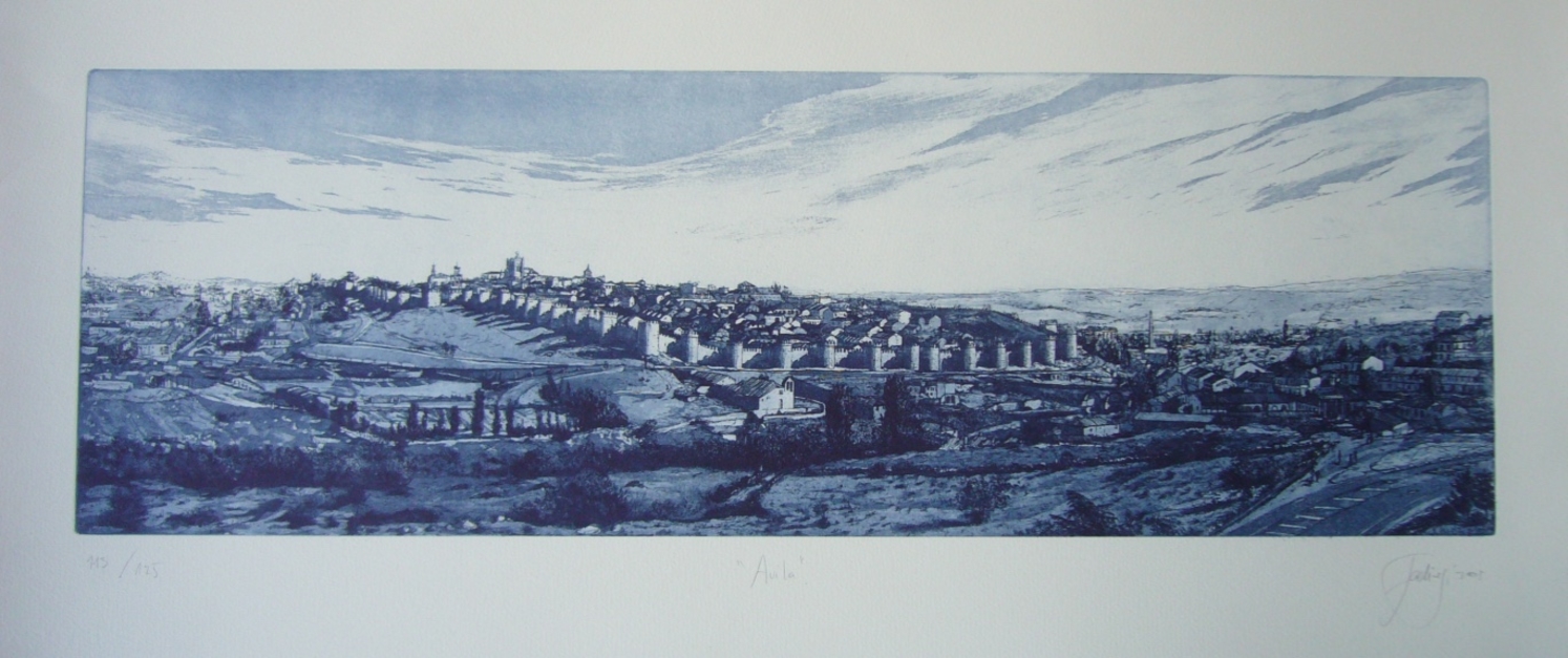Ávila |Dibujo de Jaelius Aguirre | Compra arte en Flecha.es