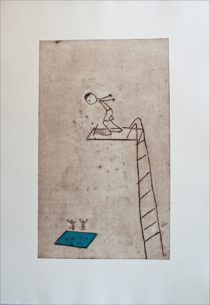 Vamos, salta! |Obra gráfica de Ana Valenciano | Compra arte en Flecha.es