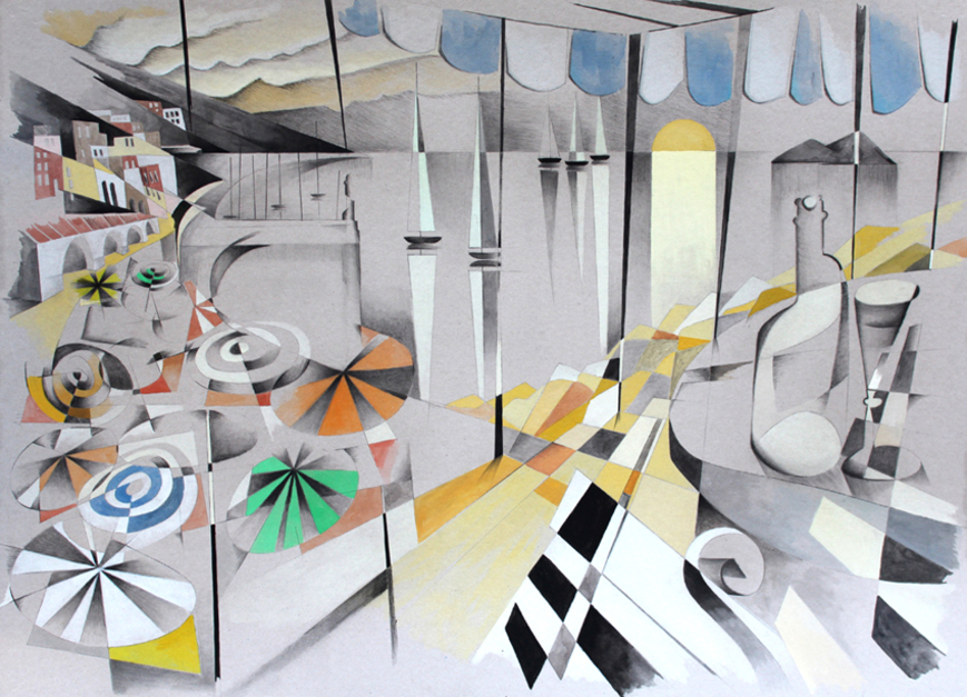 puerto III |Pintura de Miguel Mansanet | Compra arte en Flecha.es