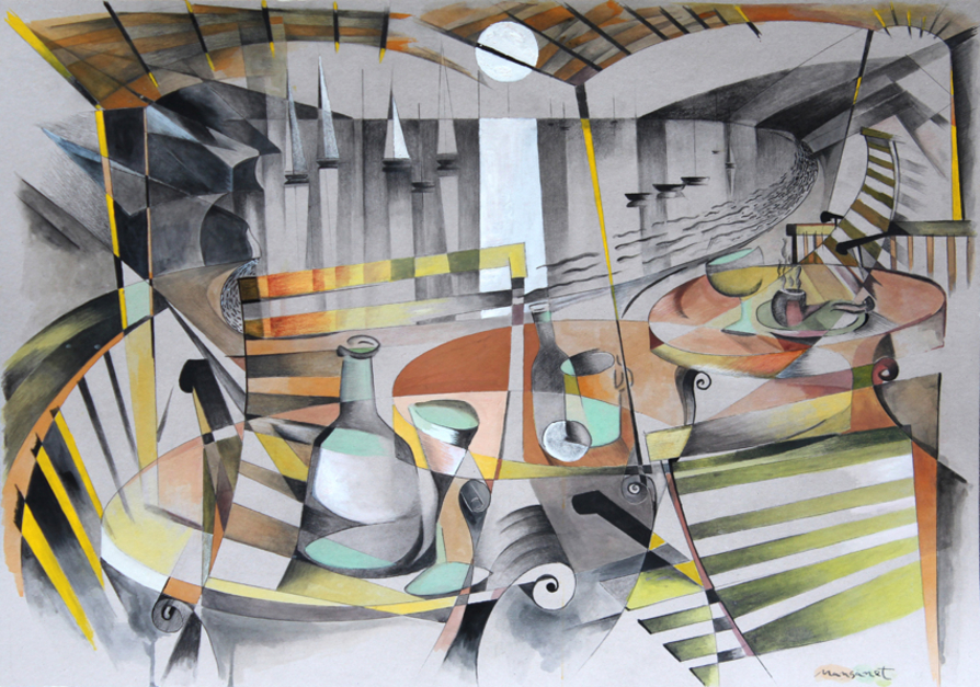 puerto IV |Pintura de Miguel Mansanet | Compra arte en Flecha.es