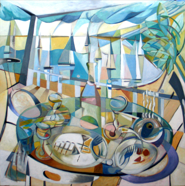 "tapas" |Pintura de Miguel Mansanet | Compra arte en Flecha.es