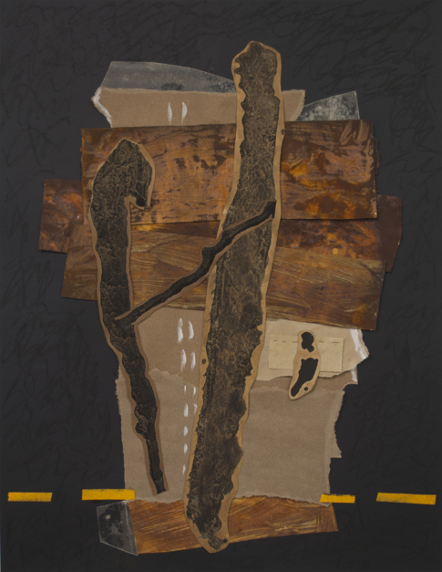 Homenage a Lascaux |Collage de Txabi Sagarzazu | Compra arte en Flecha.es