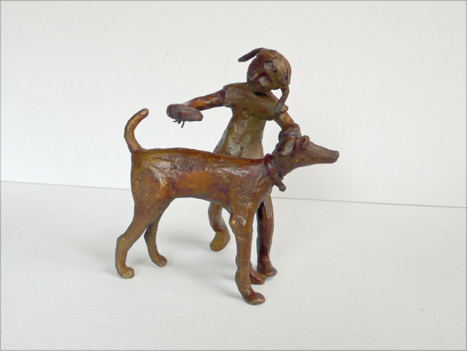 Te voy a peinar |Escultura de Ana Valenciano | Compra arte en Flecha.es