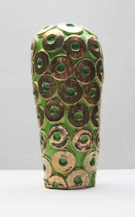 Cactus  Oro |Escultura de Lina Cofán | Compra arte en Flecha.es