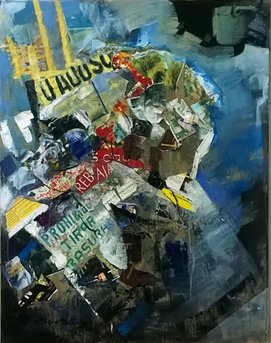 Diálogos de papel 20 |Pintura de Muz Martínez | Compra arte en Flecha.es