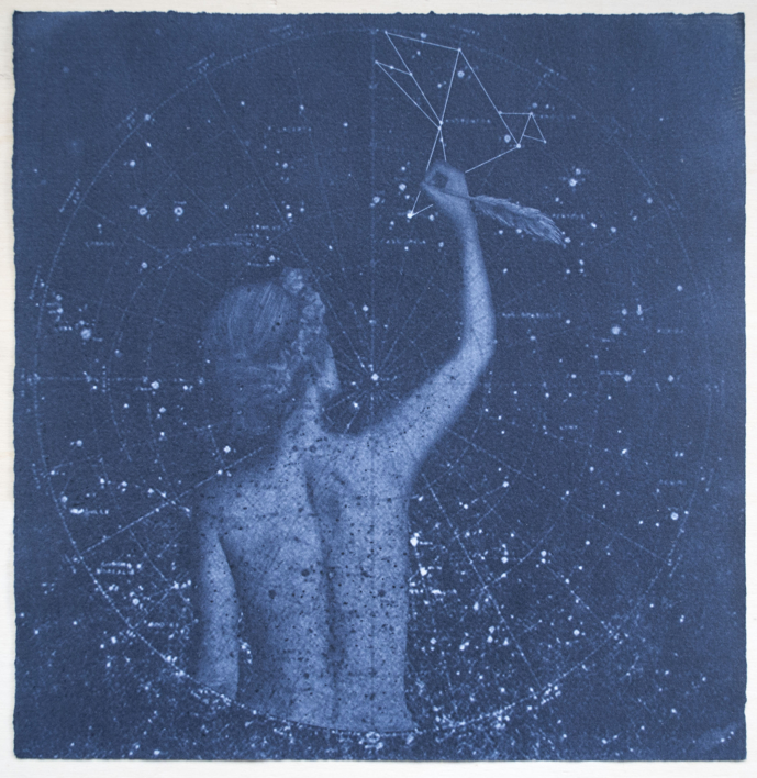 Origami constellation |Obra gráfica de Elisa de la Torre | Compra arte en Flecha.es