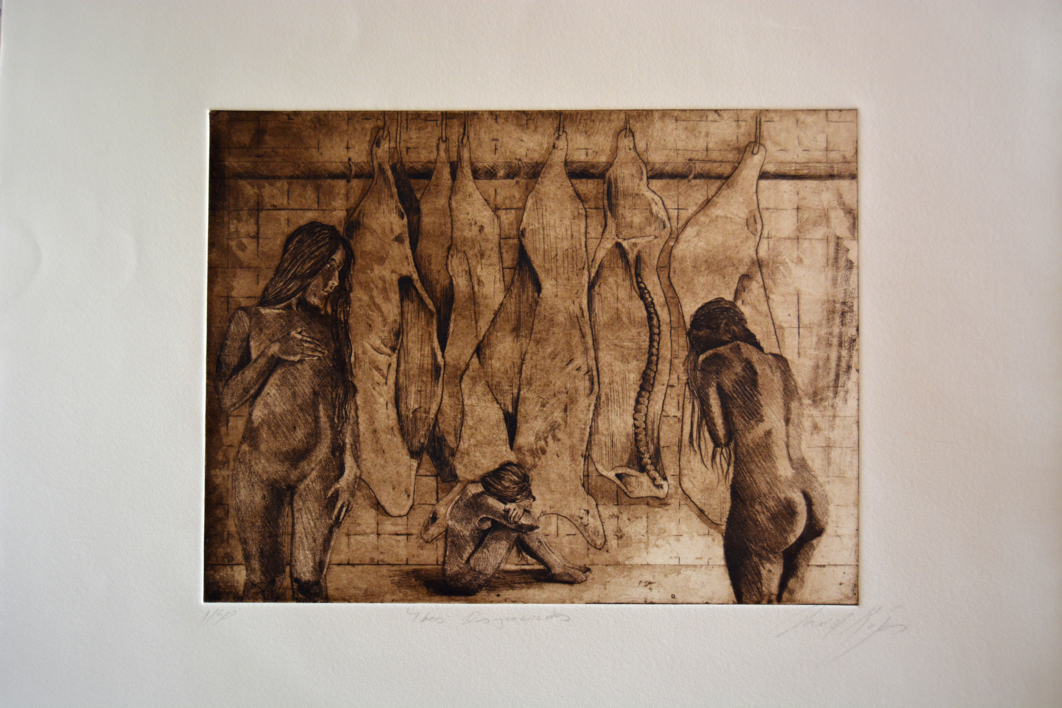 3 Desgraciadas |Obra gráfica de David Rojas | Compra arte en Flecha.es