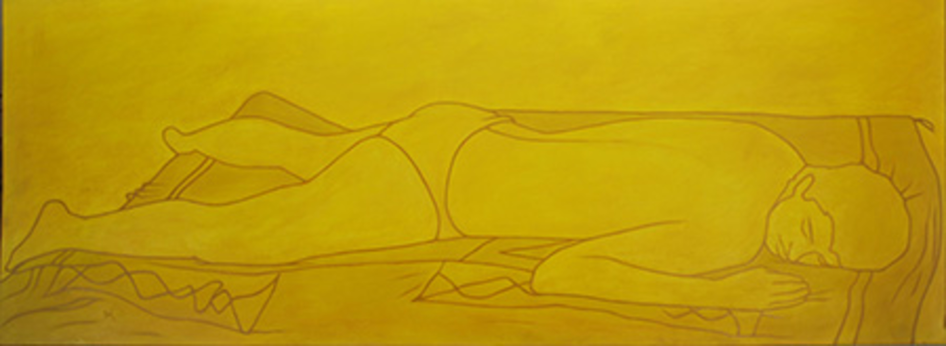 Ocre amarillo |Pintura de Cova Mejía | Compra arte en Flecha.es