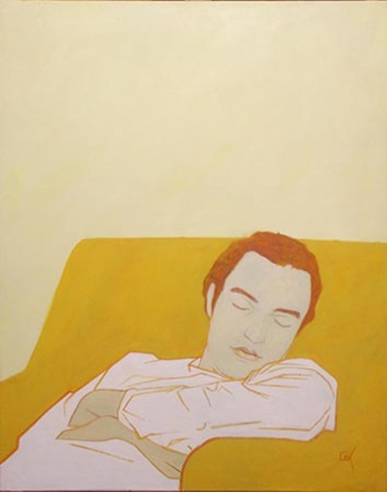 Amarillo Nápoles |Pintura de Cova Mejía | Compra arte en Flecha.es