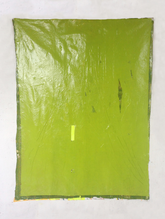 Green Folds |Pintura de María Magdaleno | Compra arte en Flecha.es