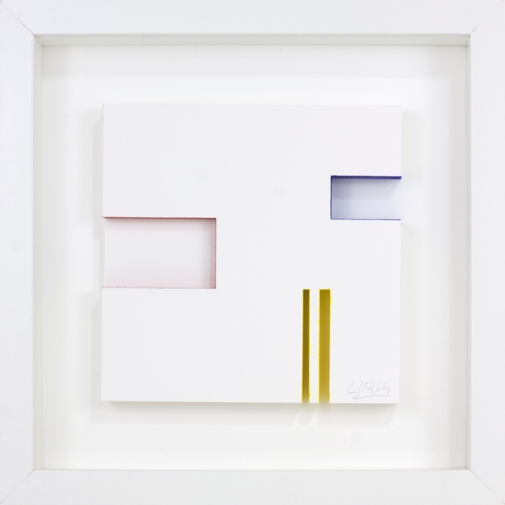 Cuadrado 02 |Escultura de pared de Luis Pérez Vega | Compra arte en Flecha.es