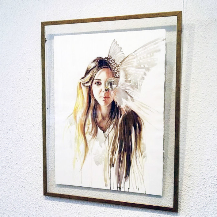 Mujer pájaro / Birdwoman | Dibujo de Macarena Garví | Compra arte en Flecha.es