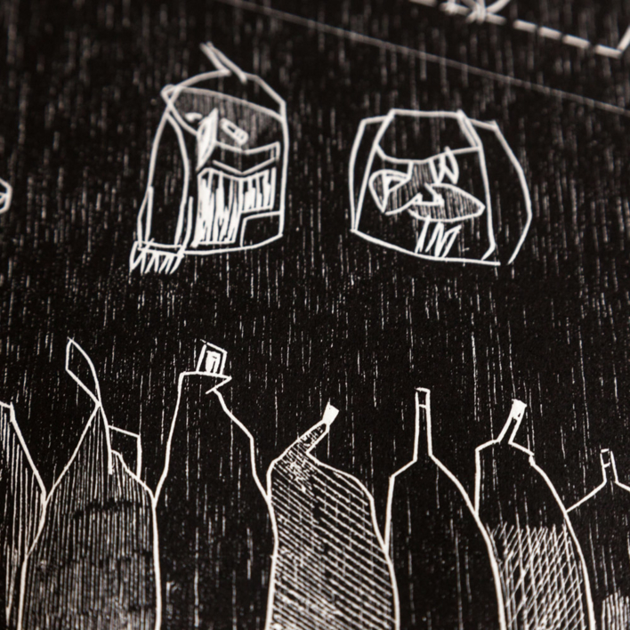 Sin fronteras. | Obra gráfica de Marta Aguirre | Compra arte en Flecha.es