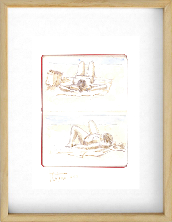 Esperas | Dibujo de Fernando Colomo | Compra arte en Flecha.es