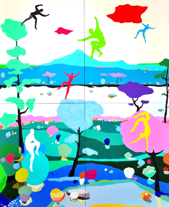 Parkour salvaje |Pintura de ALEJOS | Compra arte en Flecha.es
