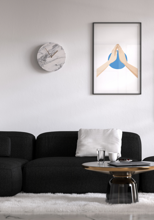 Solo pasará cuando ame a los demás como a sí mismo | Dibujo de Sara Novovitch | Compra arte en Flecha.es