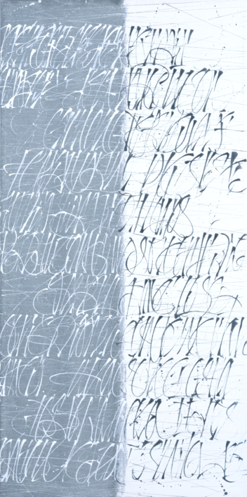 Dualidad en azul |Pintura de Jorge Regueira | Compra arte en Flecha.es