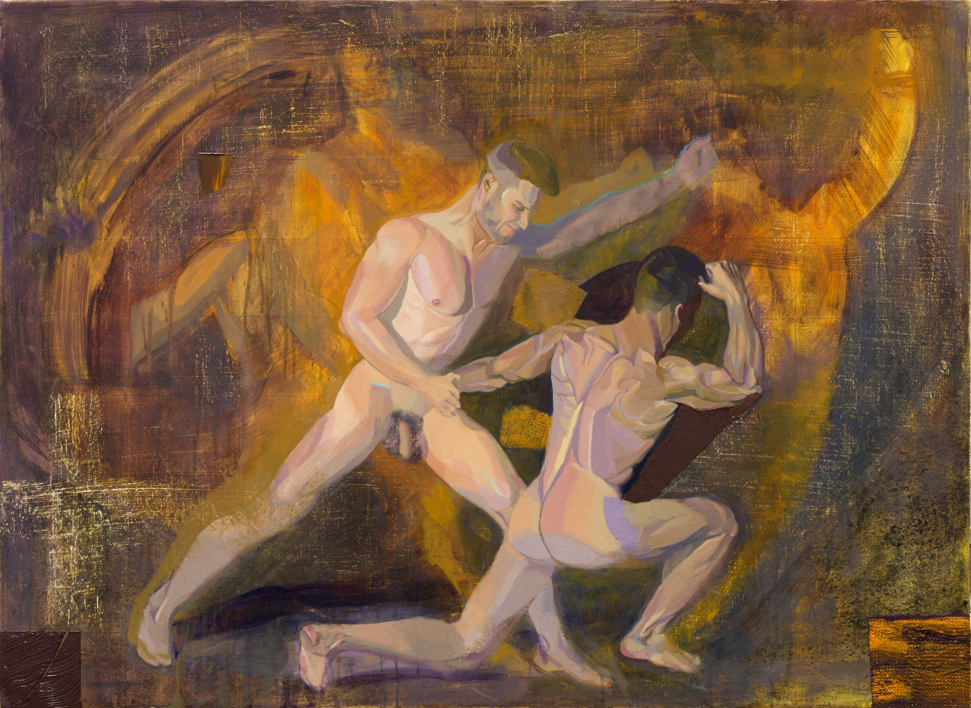 Sueño:  el Cuadrado y el Artista |Pintura de Ignacio Mateos | Compra arte en Flecha.es