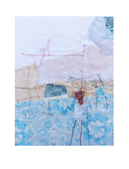"RECIÉN LEVANTADA" |Collage de Julia Fragua | Compra arte en Flecha.es