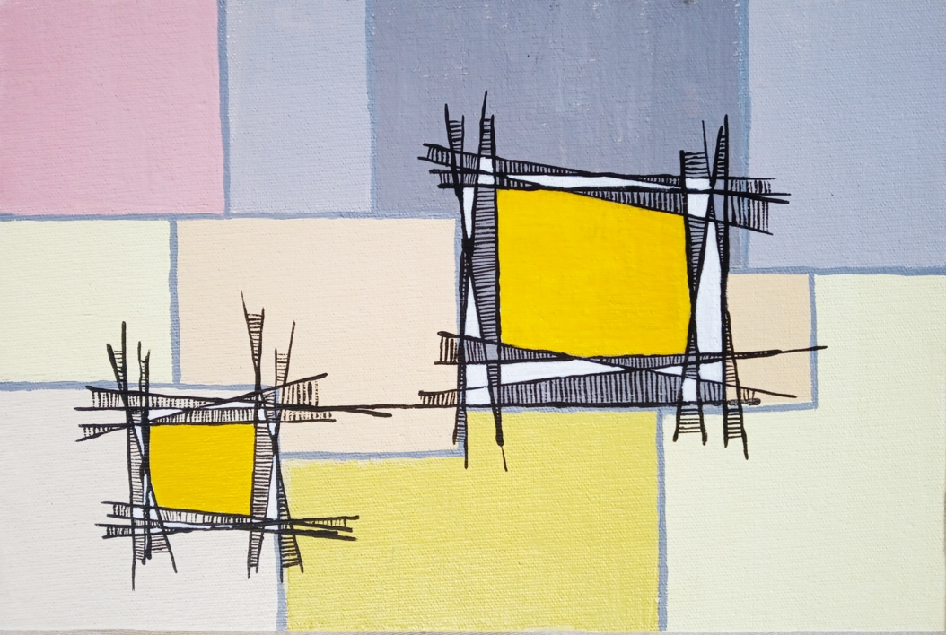 Mundos Cartesianos |Pintura de Germán Trujillo | Compra arte en Flecha.es