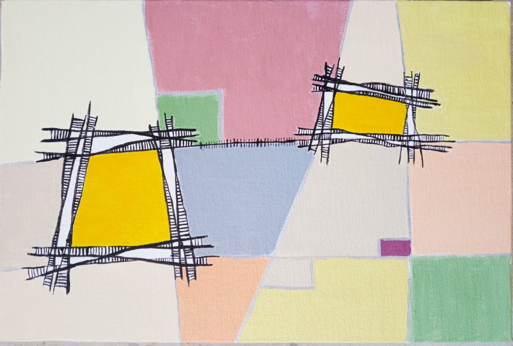 Mundos Cartesianos |Pintura de Germán Trujillo | Compra arte en Flecha.es