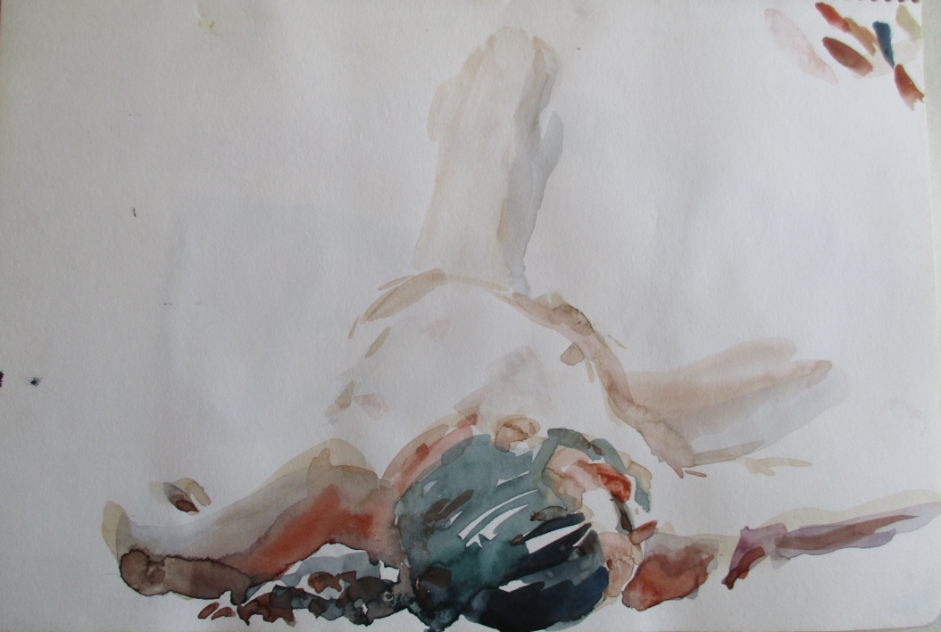 Carlos desnudo |Dibujo de Alvaro Sellés | Compra arte en Flecha.es