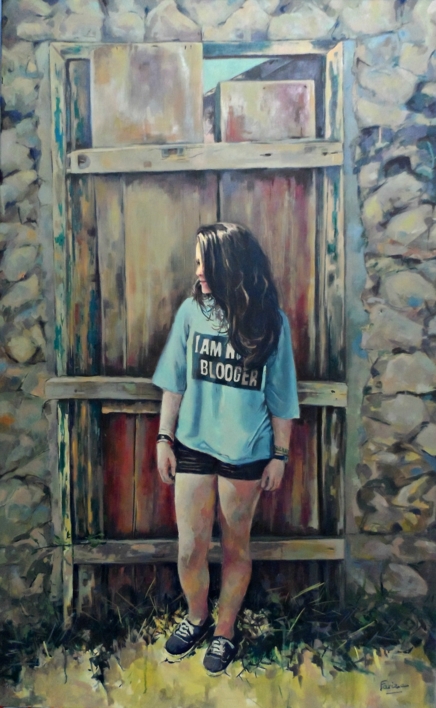 Sin Móvil |Pintura de Amaya Fernández Fariza | Compra arte en Flecha.es