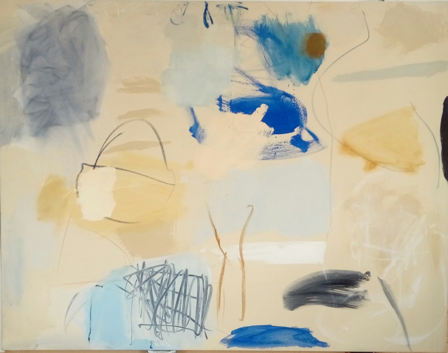 Blue Splash |Pintura de Eduardo Vega de Seoane | Compra arte en Flecha.es
