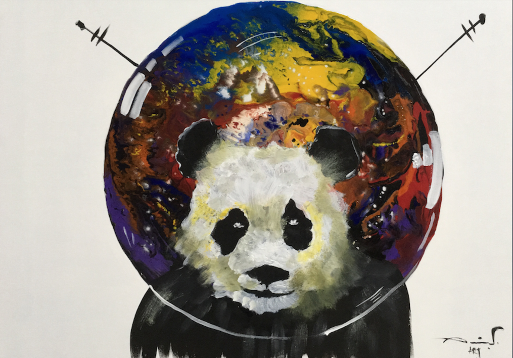 Mi espacio en el mundo |Ilustración de ART art | Compra arte en Flecha.es