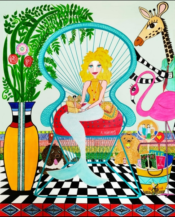 Sirena Sujey |Pintura de Ángela Fernández Häring | Compra arte en Flecha.es