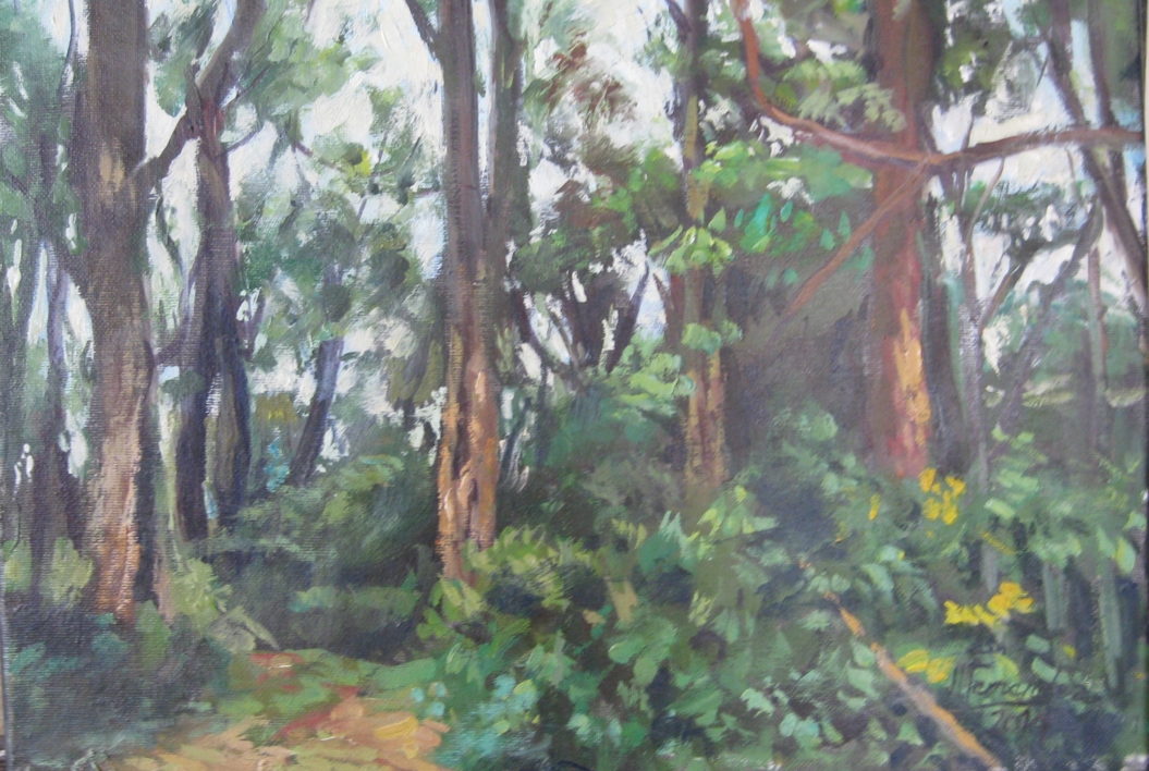 serie de bosques , los Apalaches |Pintura de jose luis fernandez sanchez | Compra arte en Flecha.es