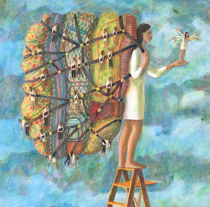 Back Pack |Pintura de Luz Letts | Compra arte en Flecha.es