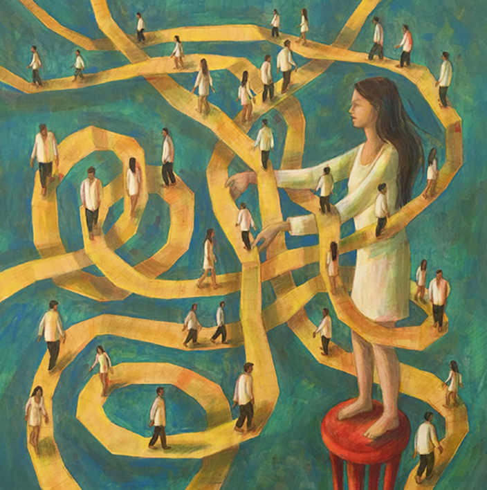 Encuéntrame |Pintura de Luz Letts | Compra arte en Flecha.es