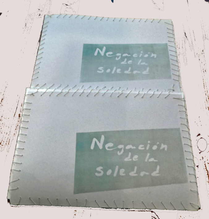 Negación de la soledad.  Libro de artista | Obra gráfica de Ana Valenciano | Compra arte en Flecha.es