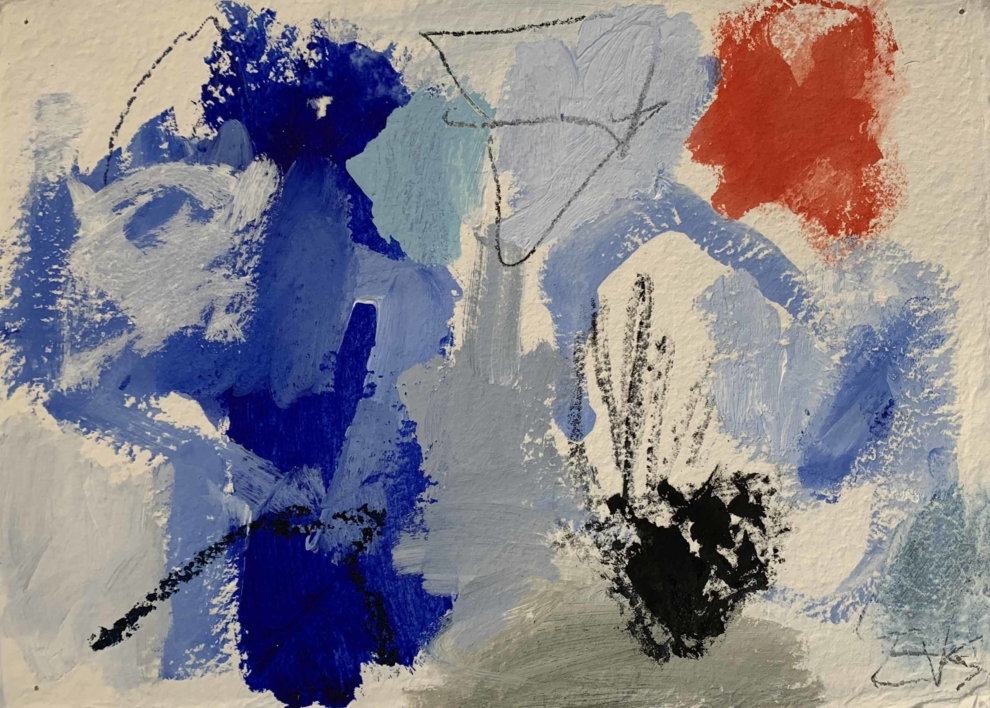 Into the Blue |Pintura de Eduardo Vega de Seoane | Compra arte en Flecha.es