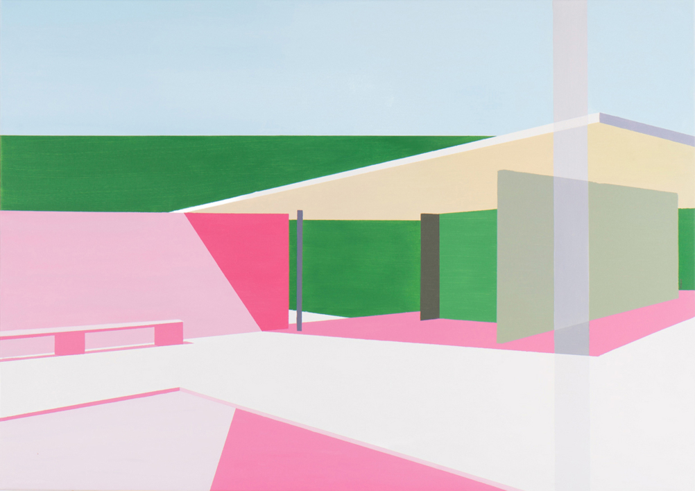 Mies Van der Rohe |Pintura de Marcos Peinado | Compra arte en Flecha.es