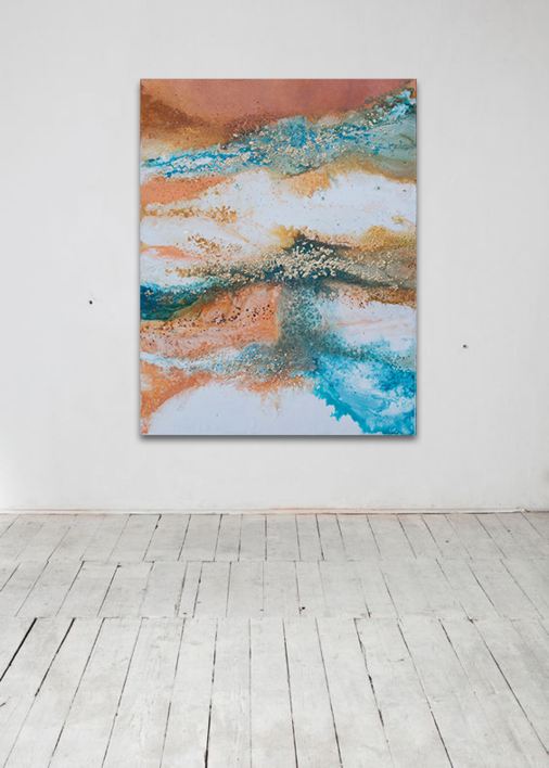 [glaciares] VIII | Pintura de Elisa de la Torre | Compra arte en Flecha.es