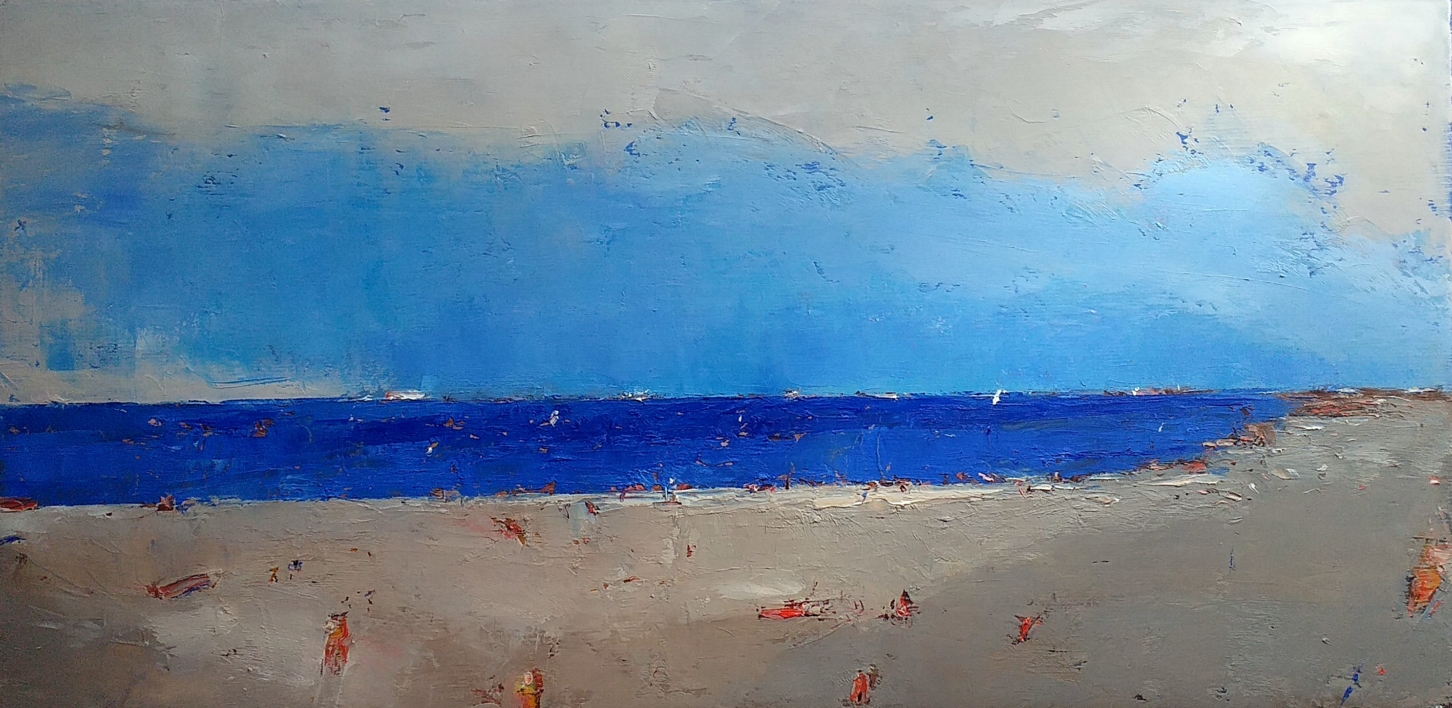 Along The Sea |Pintura de Kestutis Jauniskis | Compra arte en Flecha.es