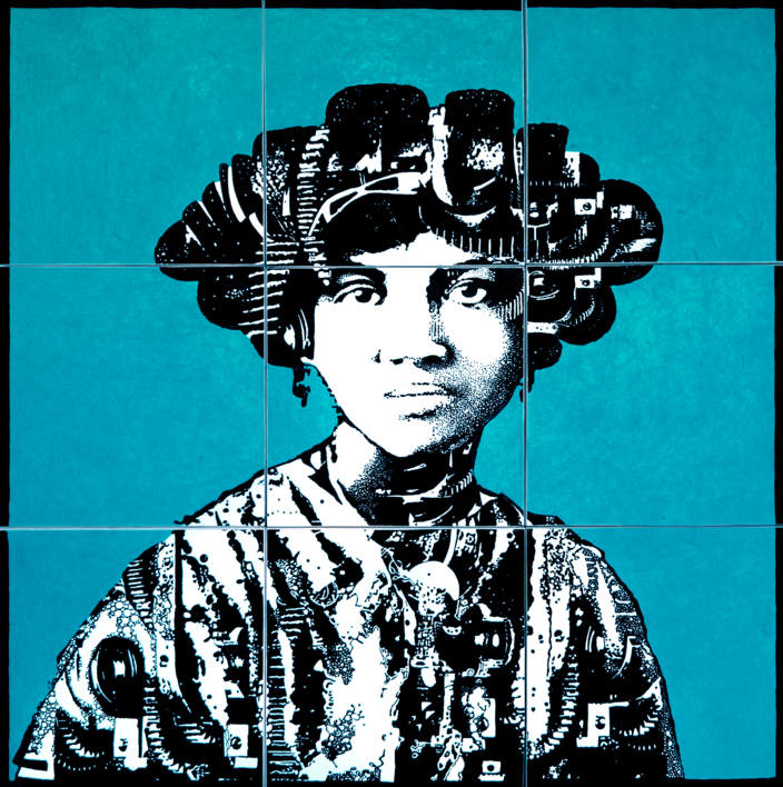 Construcción 6 |Collage de Alicia Calbet | Compra arte en Flecha.es