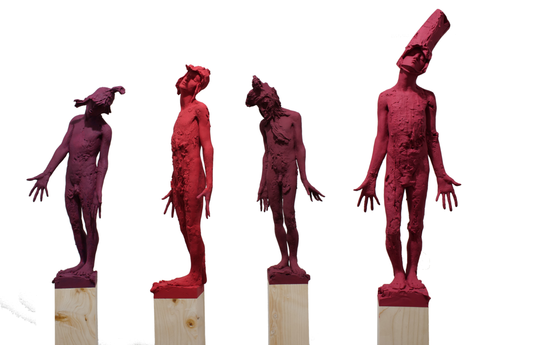 A Red Joint |Escultura de Álvaro de Matías | Compra arte en Flecha.es