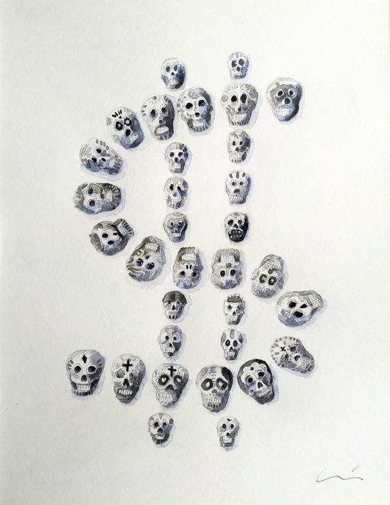 THE WALL |Dibujo de LuisQuintano | Compra arte en Flecha.es