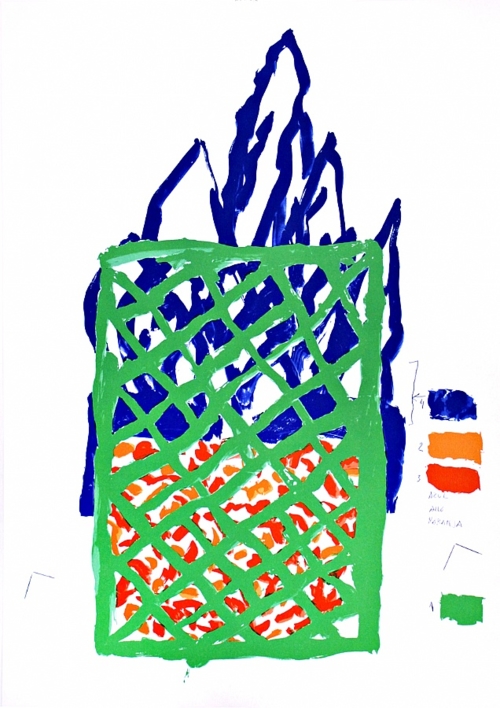 Jardín de Otoño |Dibujo de Alberto Corazón | Compra arte en Flecha.es