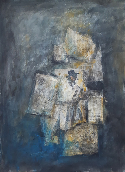 I am falling into dreams |Collage de Robert van Bolderick | Compra arte en Flecha.es