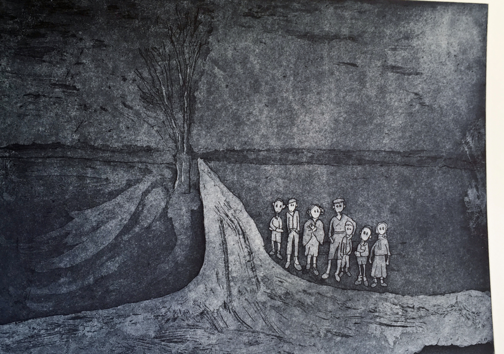 Esperando a los Reyes Magos | Obra gráfica de Ana Valenciano | Compra arte en Flecha.es