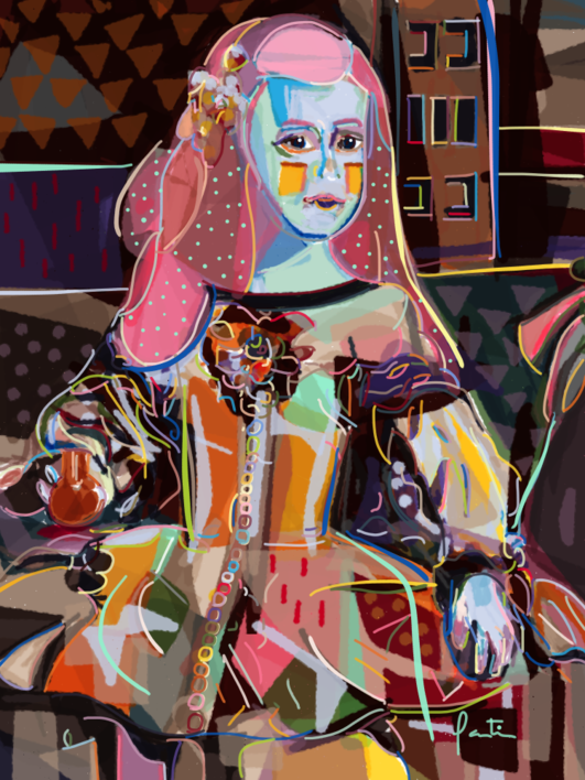 Menina |Digital de Santiago Esteban Glez | Compra arte en Flecha.es