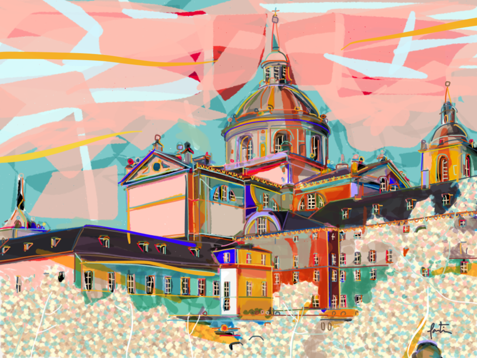 El Monasterio del Escorial |Digital de Santiago Esteban Glez | Compra arte en Flecha.es