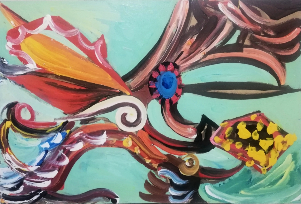 LEVIATANCITO |Pintura de Enrique Porta | Compra arte en Flecha.es