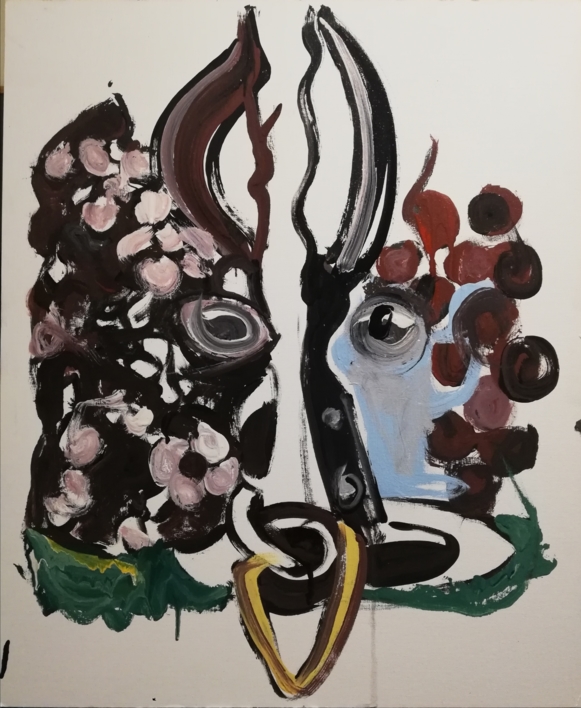 CARAFAUNO |Pintura de Enrique Porta | Compra arte en Flecha.es